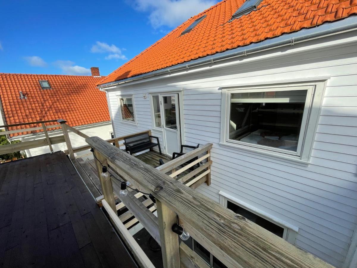 Central Bnb Stavanger At Bertis Ap 9 Generous Rooftop Terrace Exterior foto